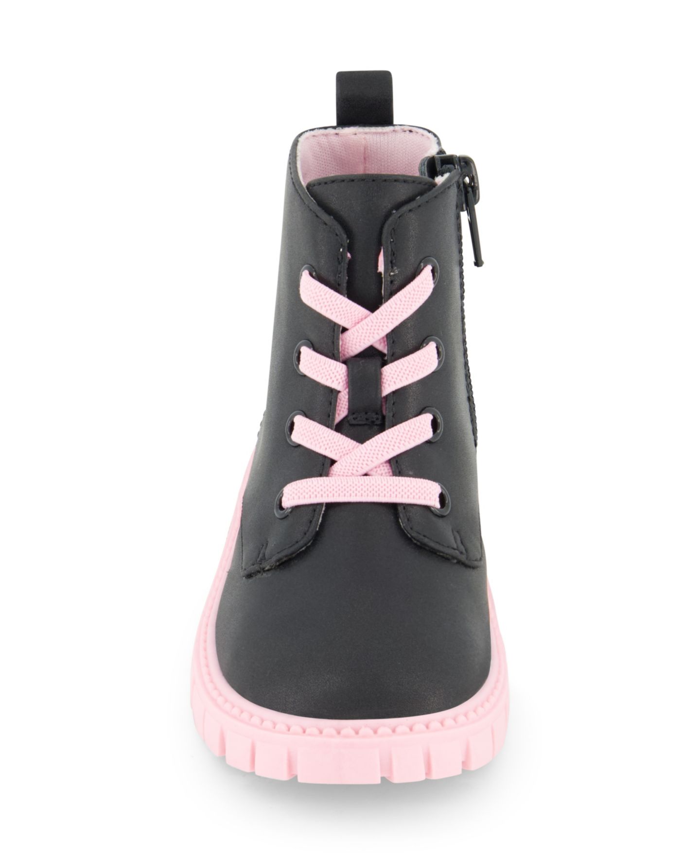 Ботинки DKNY Carrie Ariana Lug Boot для девочек-малышей, цвет: Чёрный — фото 4