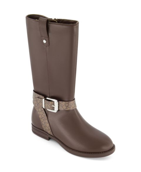 Ботинки DKNY Emma Esmeralda Riding Boot для девочек, цвет: Коричневый