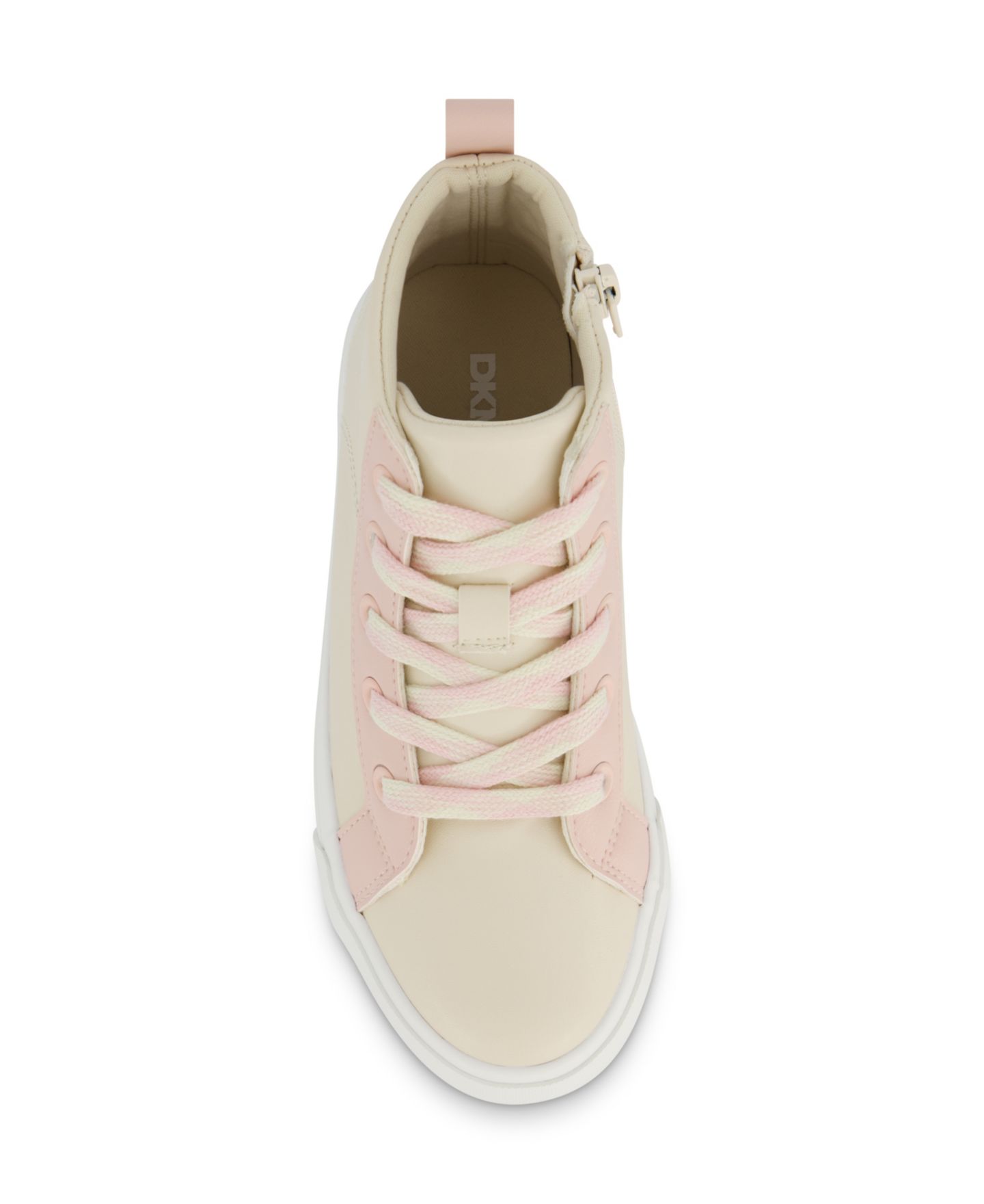 Кроссовки DKNY Katie Laney High Top Sneaker для девочек, цвет: Кремовый — фото 6
