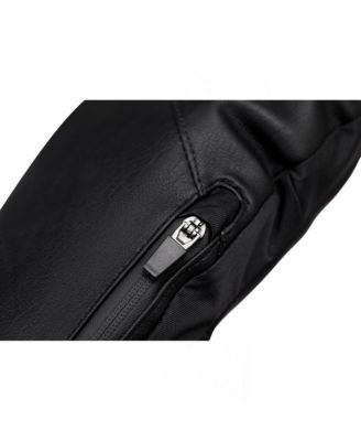 Men's Waterproof Snow Gloves Zipper Pockets Winter Sport Mittens