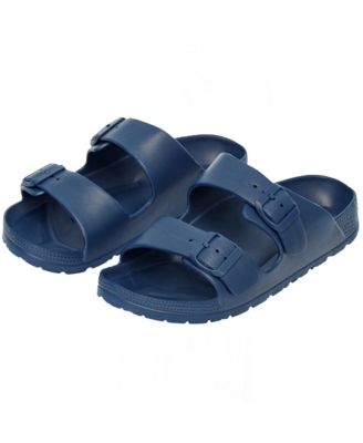 Men's Double Strap EVA Slide Sandals Sole Flat Casual Comfort Shoes