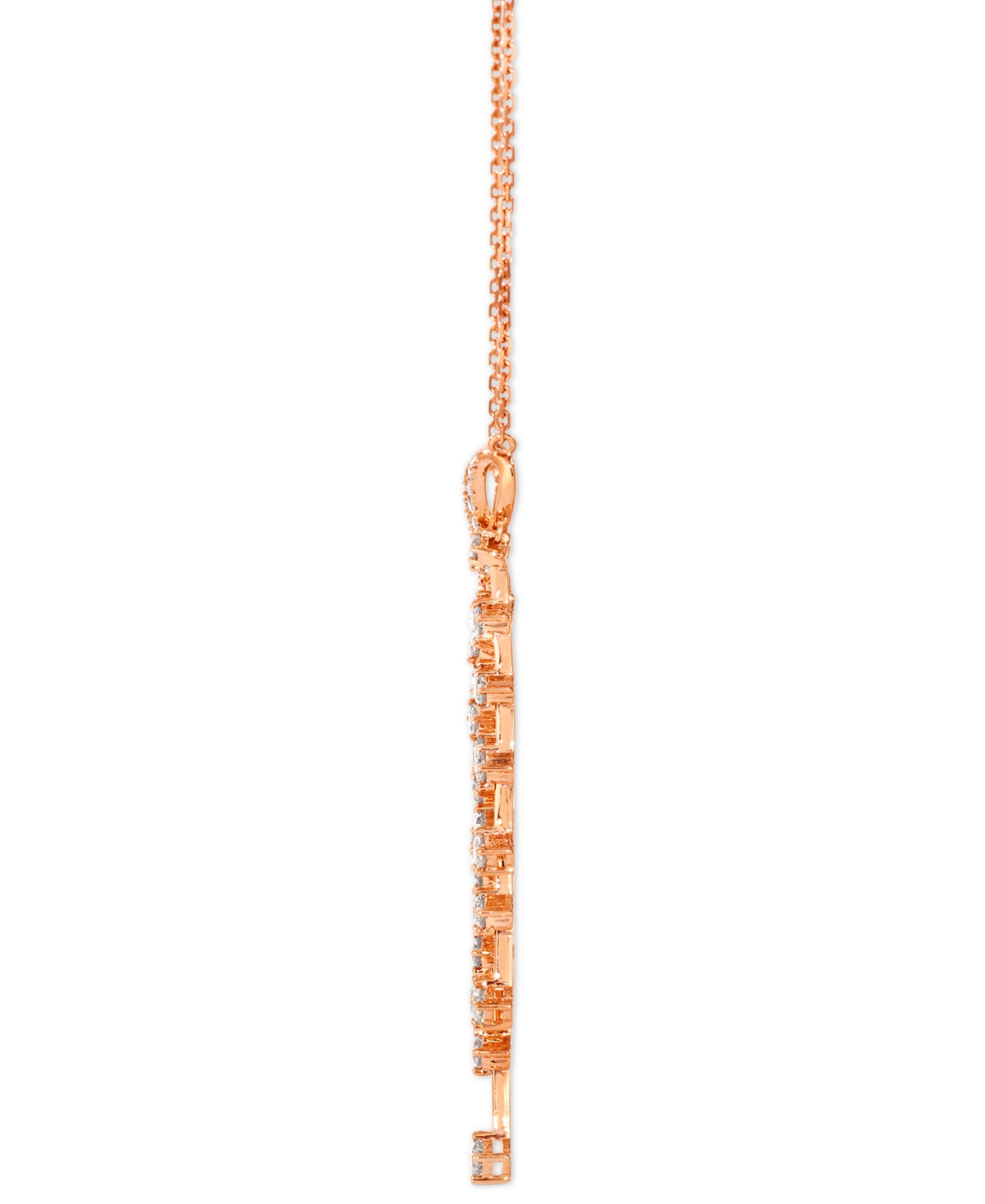 Le Vian Nude Diamond Dangling Adjustable 19" Statement Necklace (1-1/4 Ct. T.w.) In 14k Rose Gold In Gold