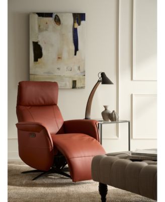 Lennix Leather TV Recliner with Massage, Created for Macy&#39;s