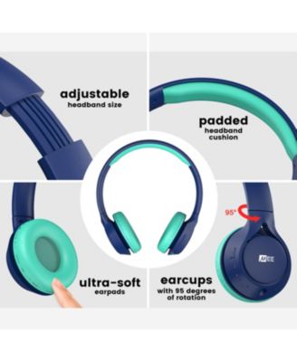 KidJamz KJ45BT Safe Listening Bluetooth Wireless Headphones for Kids