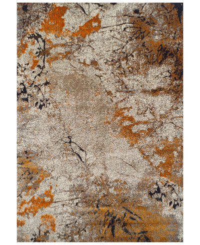 Dalyn Modern Abstracts Terrene Tangerine Area Rugs