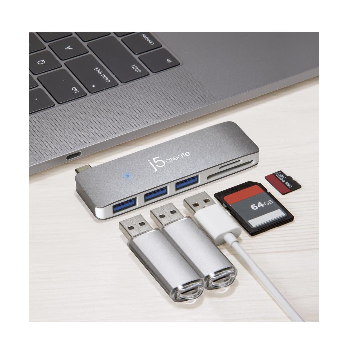 j5create JCD348 Usb Type C UltraDrive Mini Dock - balanced  versatile
