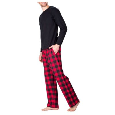 Men's Crew Neck Knit Pajama Set