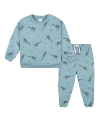 Toddler Boys Sweatshirt Pant Set - Guitars 26$
