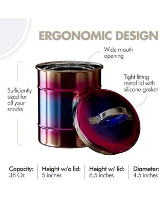 Rainbow Metal Canister - Medium