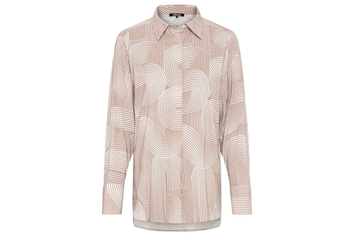 Olsen Women's Retro Print Shirt