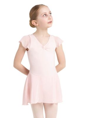 Girls Flutter Sleeve Dress