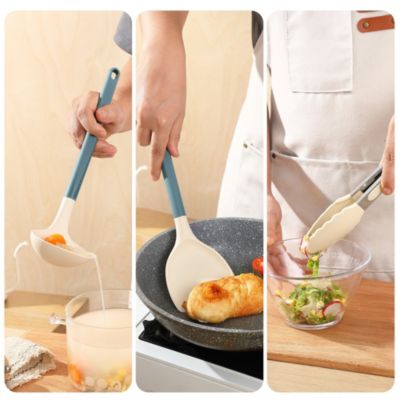 Silicone 21-Piece Kitchen Utensil Set with Holder