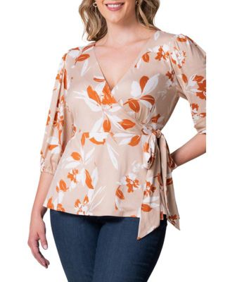 Women's Plus Size Nina V-Neck Wrap Top