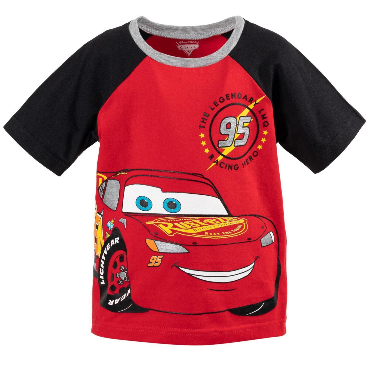 Disney Mickey Mouse Lion King Pixar Cars Toy Story French Terry T-Shirt and Shorts Outfit Set Toddler to Big Kid