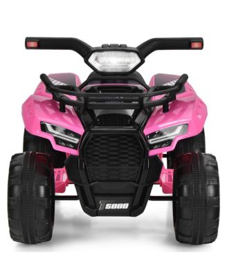 6V Kids ATV Quad Electric Ride On Car Toy Toddler with LED Light MP3