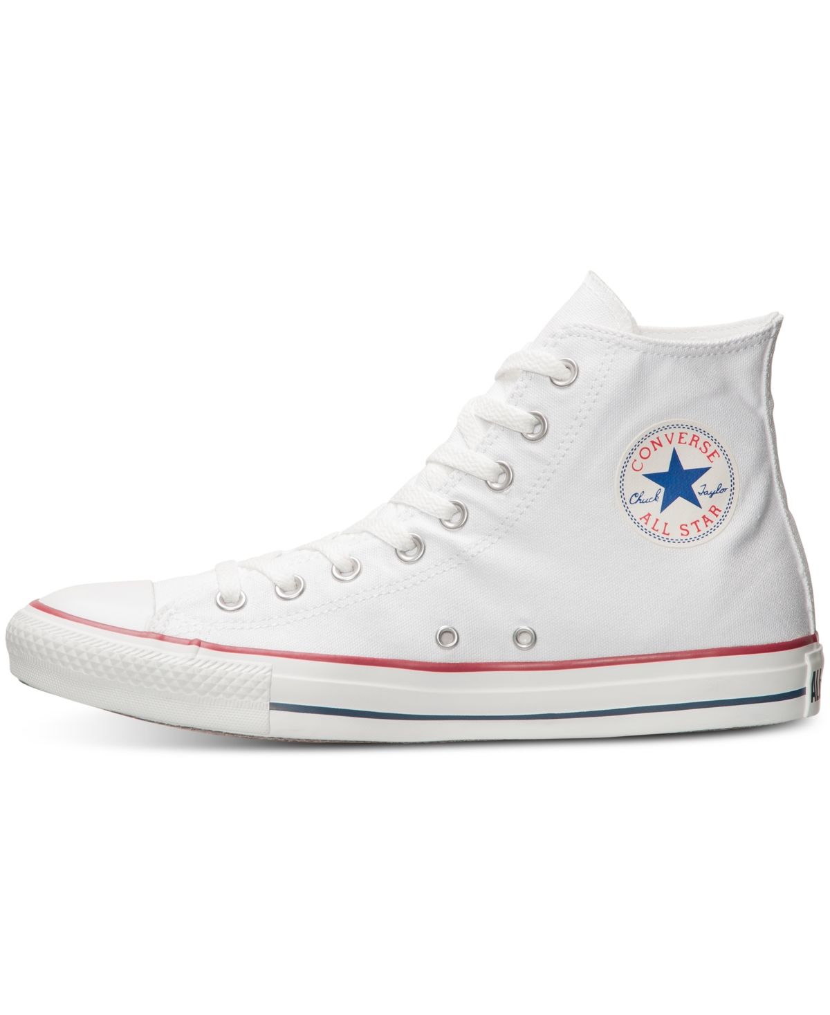 Converse Men's Chuck Taylor All Star High Top Casual Shoes In White