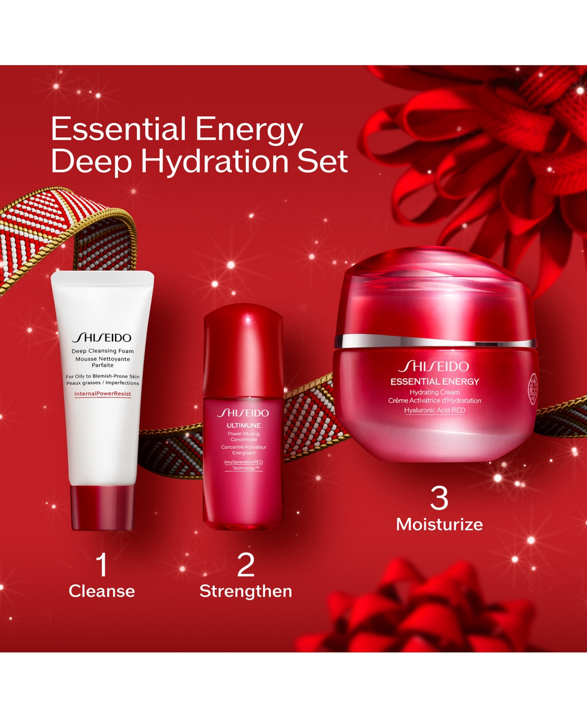 Shiseido 3-Pc. Essential Energy Deep Hydration Skincare Set