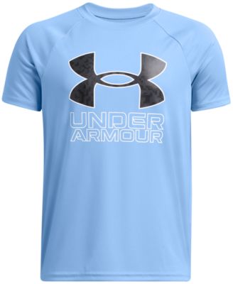 Boys' 6-20 Tech Hybrid Print Logo Graphic Short-Sleeve T-Shirt 