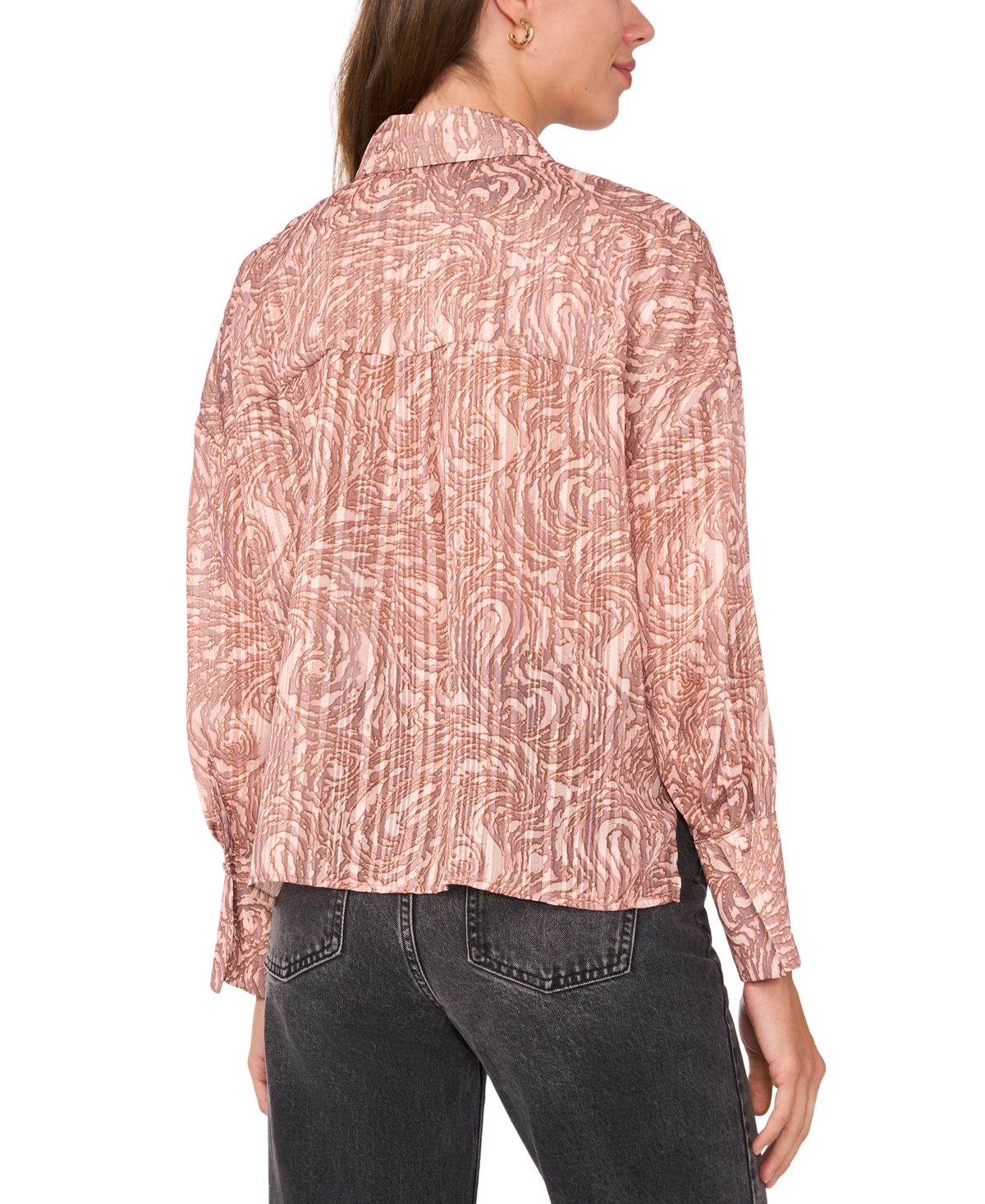 Parker Women's The Cassandra Metallic-Threaded Blouse