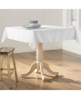 52x52 Inch Square Tablecloth Durable Polyester Poplin, Perfect for Dining & Events