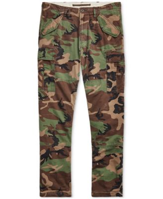 Men's Big & Tall Classic-Fit Camo Canvas Cargo Pants
