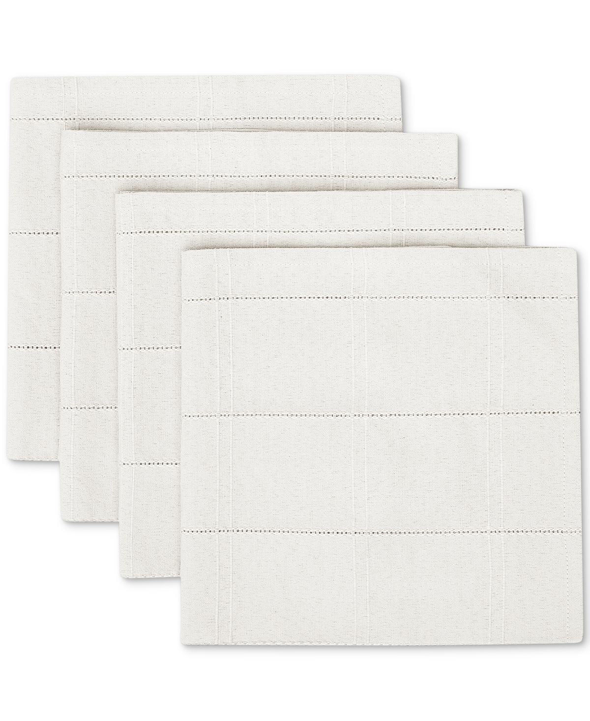 Izod Chadwick Fabric Napkins, Set Of 4 In White