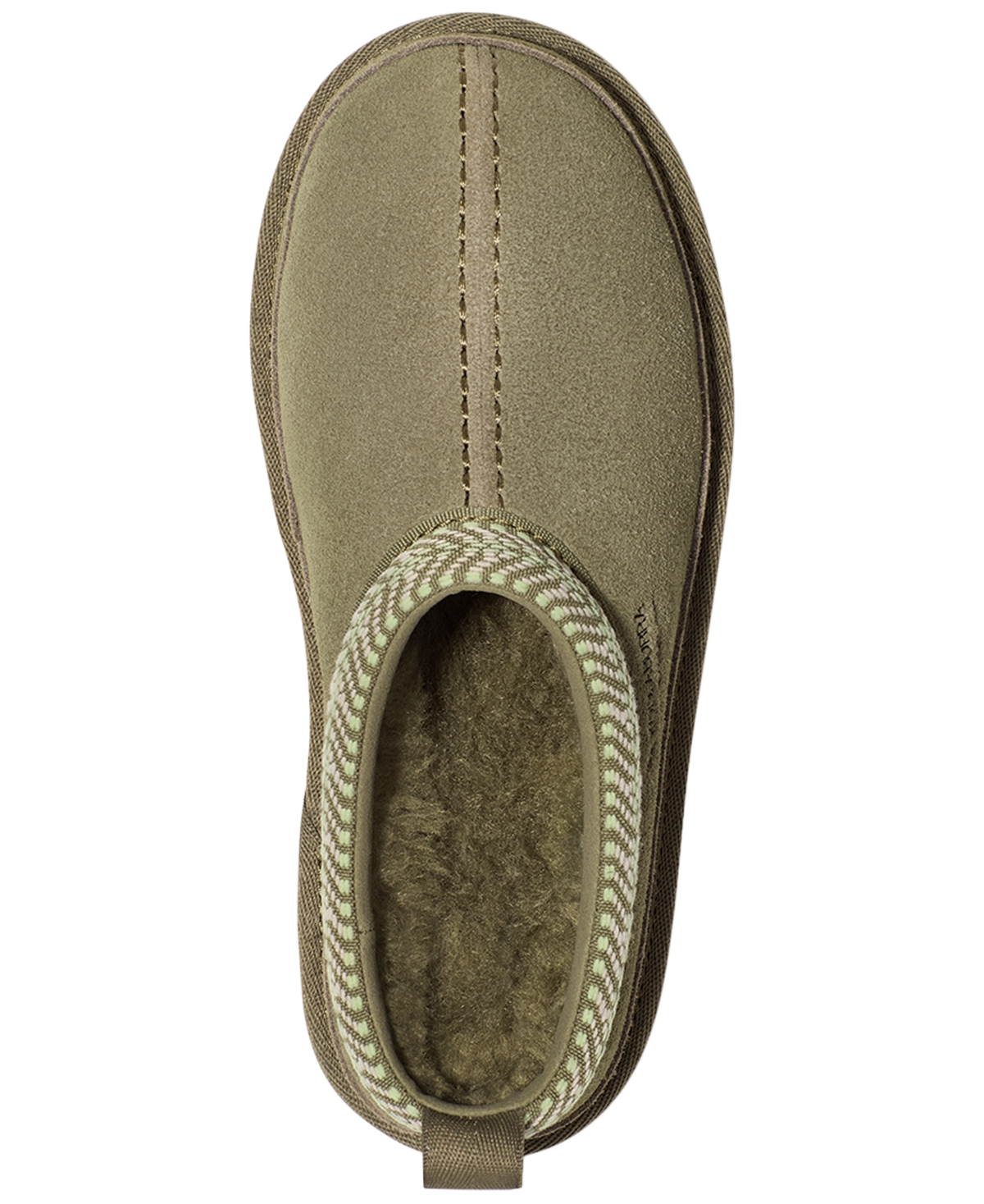 Koolaburra By Ugg Kids Burree Braid-trim Slippers In Lt,pas Grn