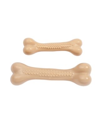 Nylon Chew Bone Dog Toy for Heavy Chewers – Chicken Flavored, Promotes Dental Health & Fun – X Large