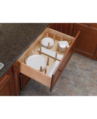 39x21" Trimmable Pegboard Drawer Organizer with 16 Pegs, 4DPS-3921