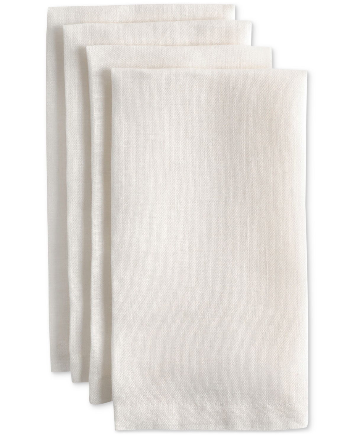 Year & Day Linen Solid-color Napkin, Set Of 4 In Moon
