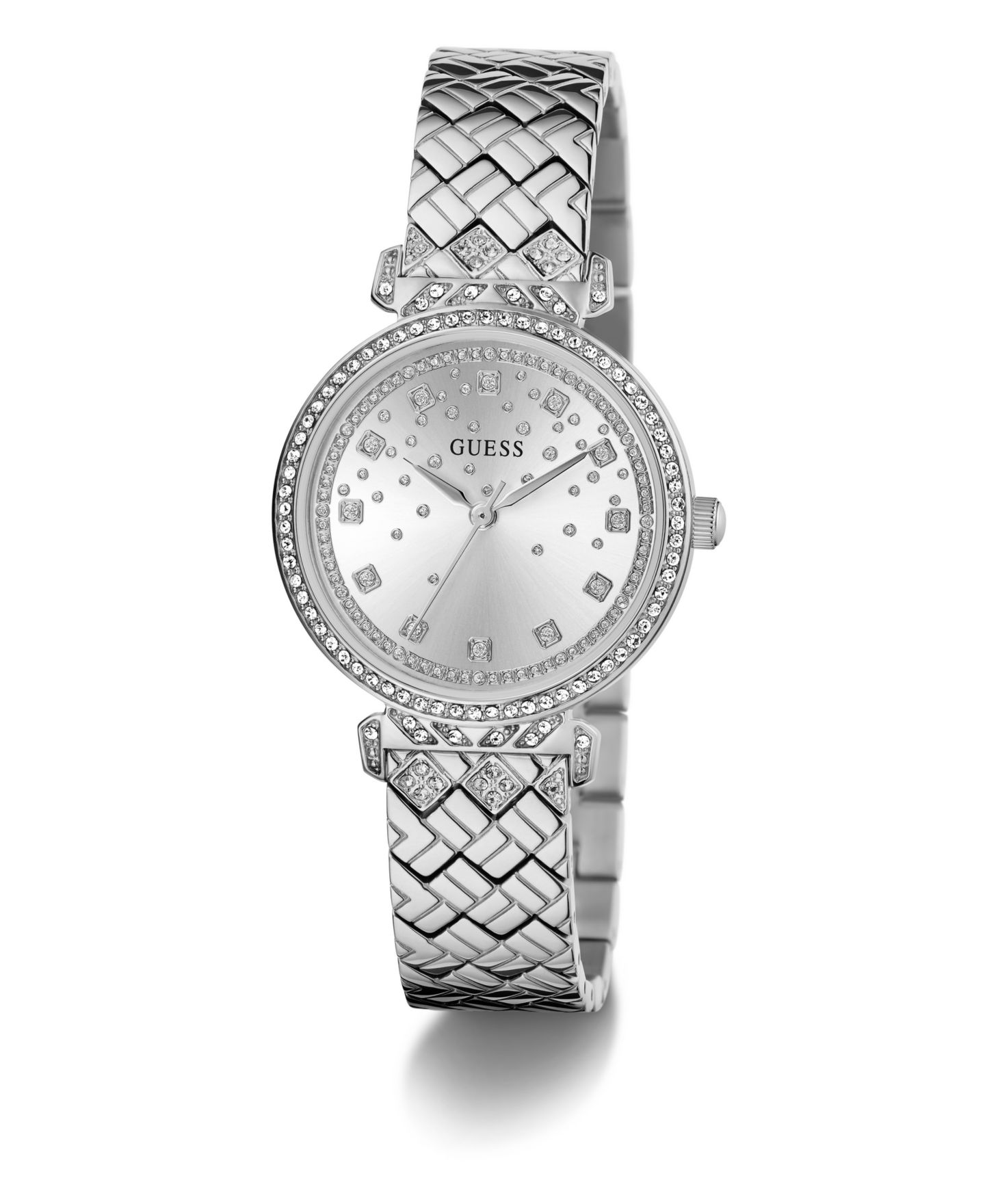 Аналоговые часы Guess унисекс, сталь серебристого тона, 32 мм — фото 8