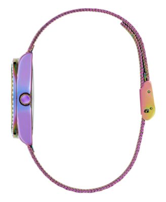 Women's Analog Iridescent Mesh Watch 32mm