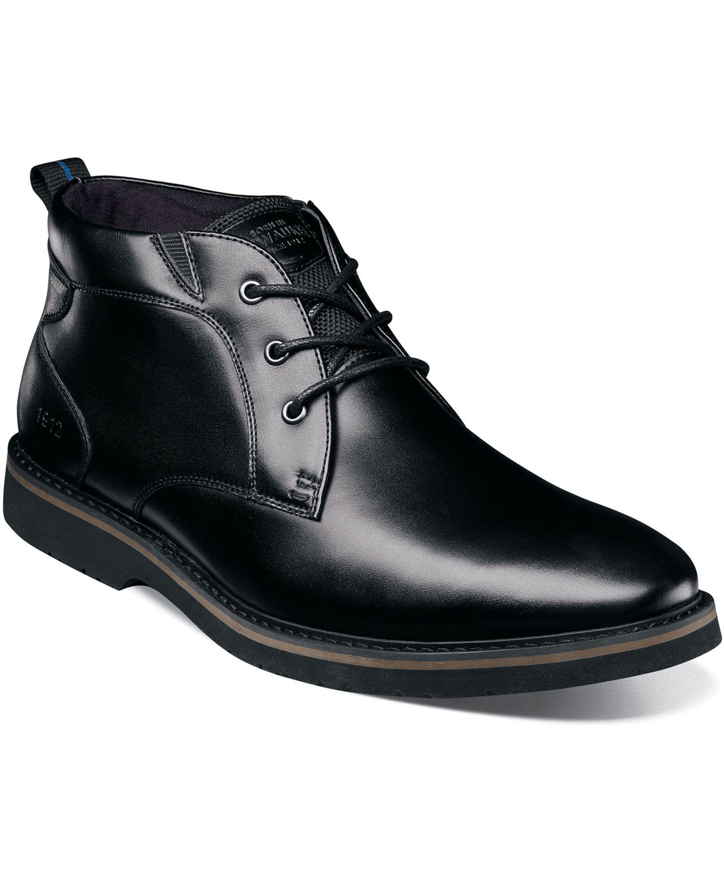 Мужские ботинки Nunn Bush Denali Waterproof Plain Toe Boot, цвет: Чёрный — фото 1