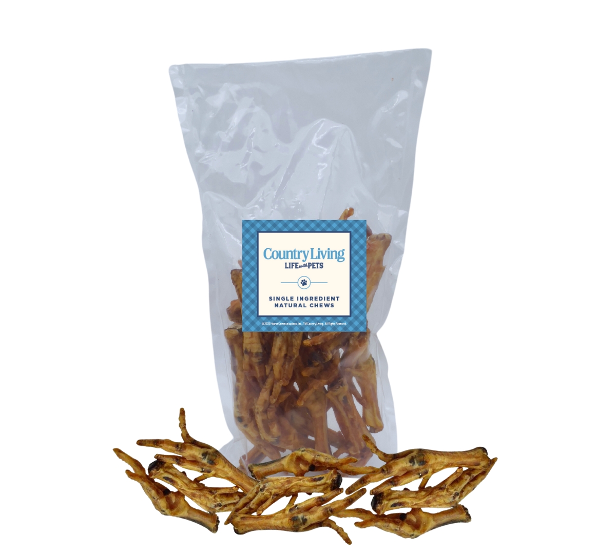 Chicken Feet Dog Treats - All-Natural, Crunchy & Nutritious Snacks for Joint Support, High in Protein & Glucosamine &#x2013; (20-Pack)