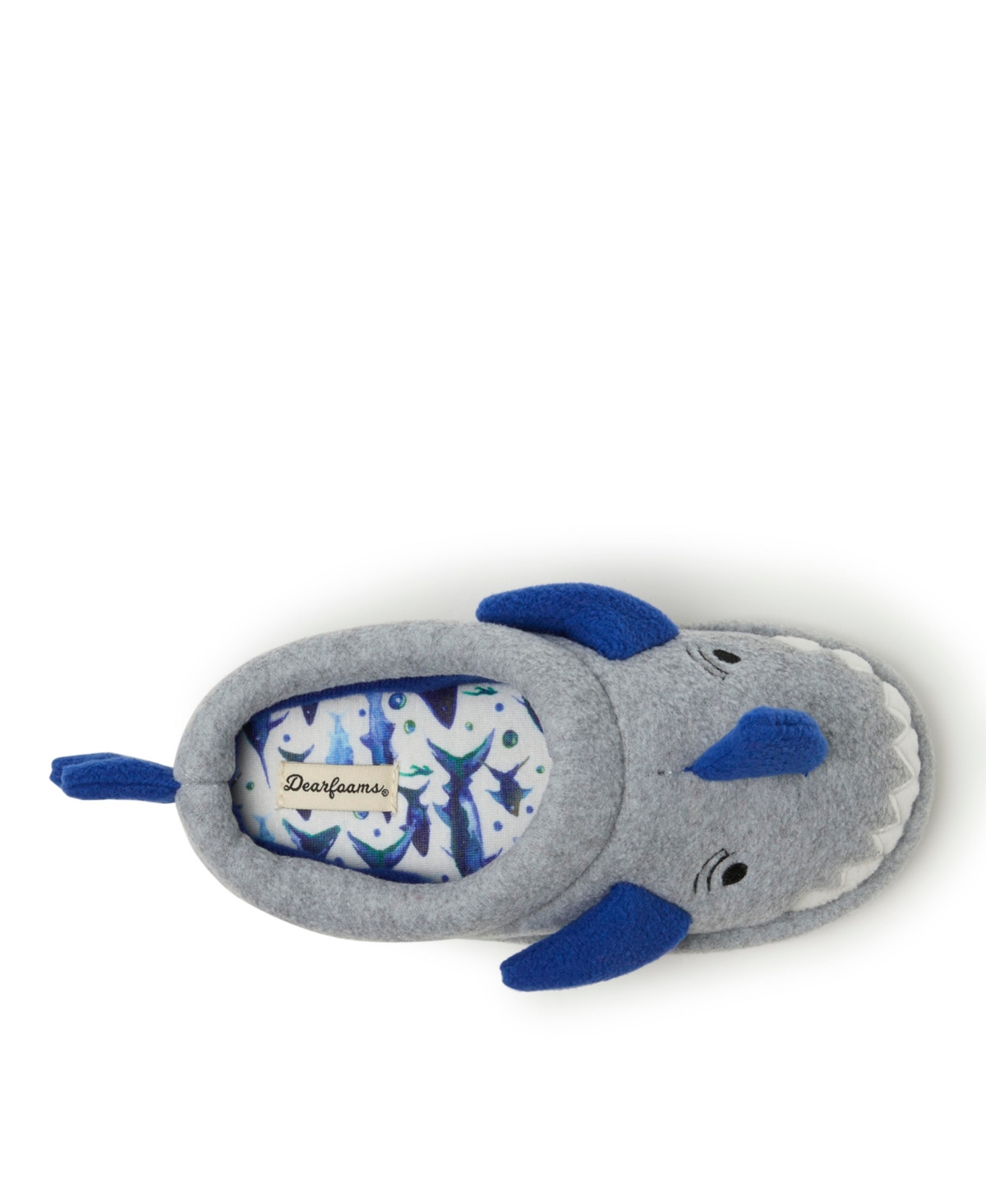 Dearfoams Boys Peyton Animal Slip-On Clog House Slipper