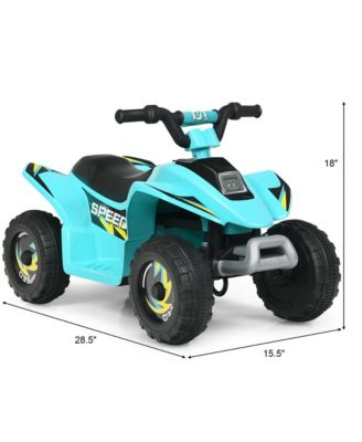 6V Kids Electric Quad ATV 4 Wheels Ride On Toy Toddlers Forward & Reverse Red