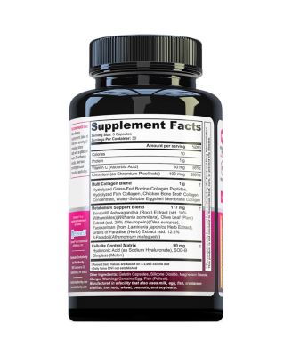 Multi Collagen Burn Capsules, Collagen Burn for Women, Supports Weight Loss, Vitauthority, 90ct