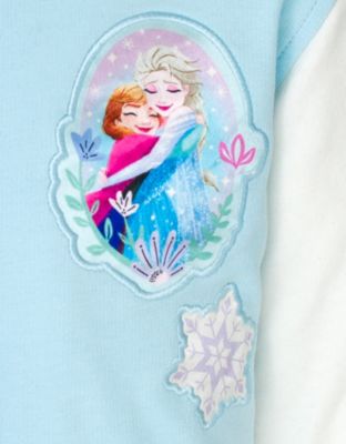 Disney Minnie Mouse Lilo & Stitch Moana French Terry Varsity Bomber Jacket