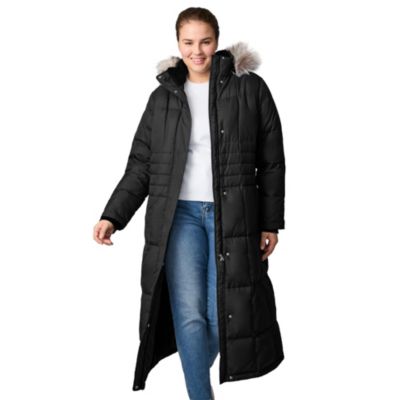 Plus Size Full Length Splendor Down Jacket