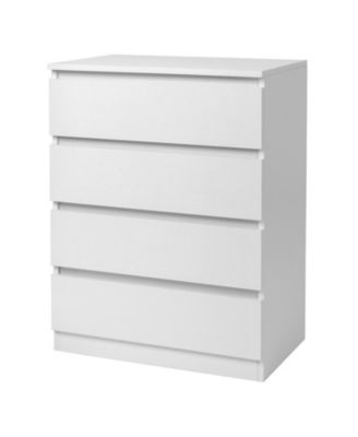 Simple Wood 4-Drawer Dresser – Classic and Functional Storage