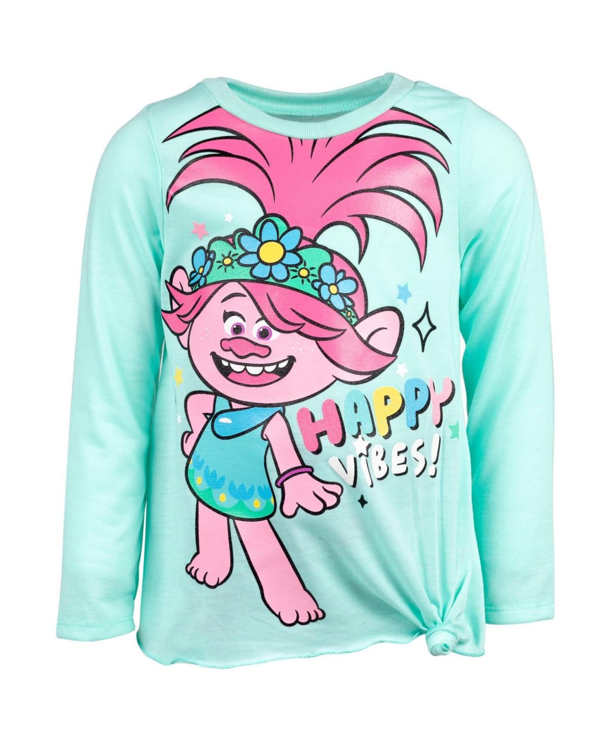 Dreamworks Toddler Girls Trolls Poppy Pullover T-Shirt and Leggings Outfit Set to (2T - 7-8) -white