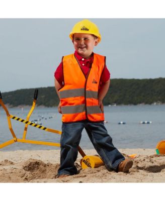 The Sandbox Digger Excavator Crane, Vest and Helmet Bundle Outdoor Toy