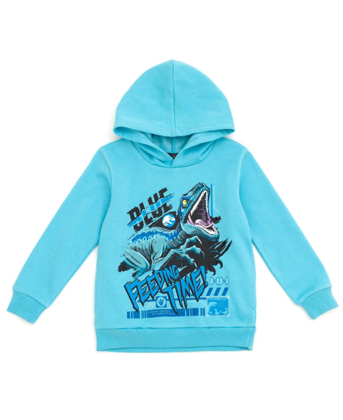 Jurassic Park Toddler Boys World Dinosaur T-Rex Fleece Pullover Hoodie