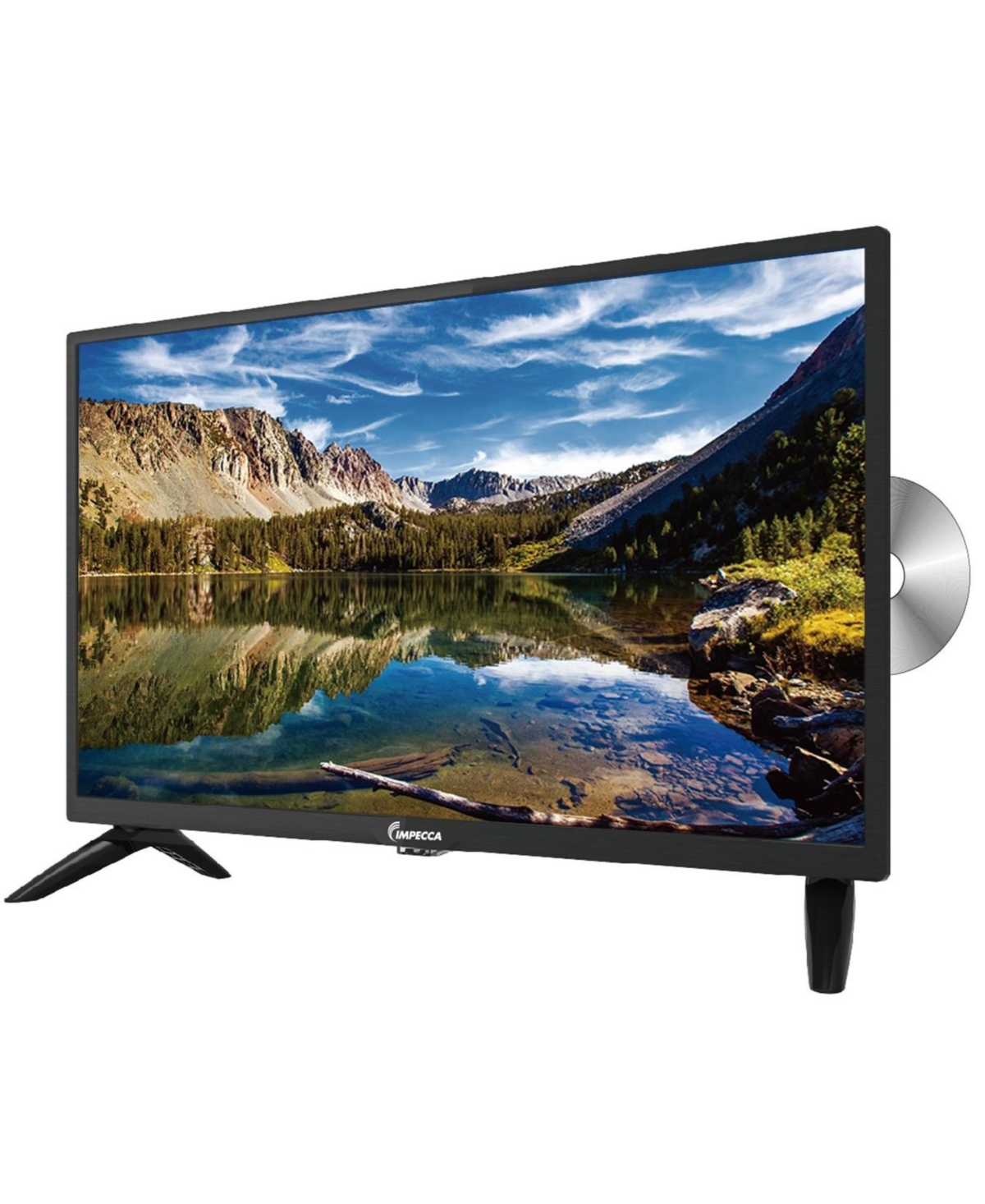 Impecca 24-Inch Hd Led Tv/ Dvd Combo, 720P, Compatible w/ Hdmi /Vga/Usb