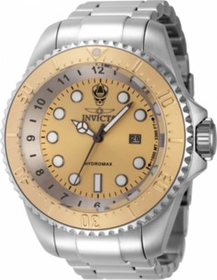 Men's 44746 Hydromax  Quartz 3 Hand Dial Watch