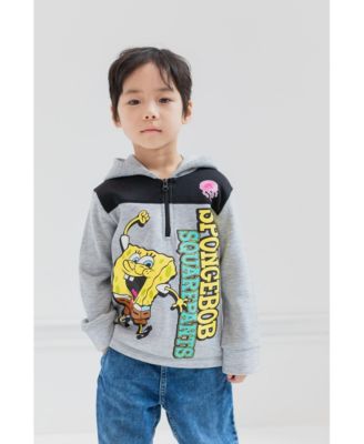 Toddler Boys Fleece Half Zip Hoodie to