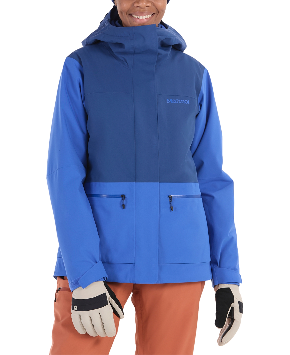 Marmot Women's Insulated Refuge Ski Jacket In Twilight,trail Blue