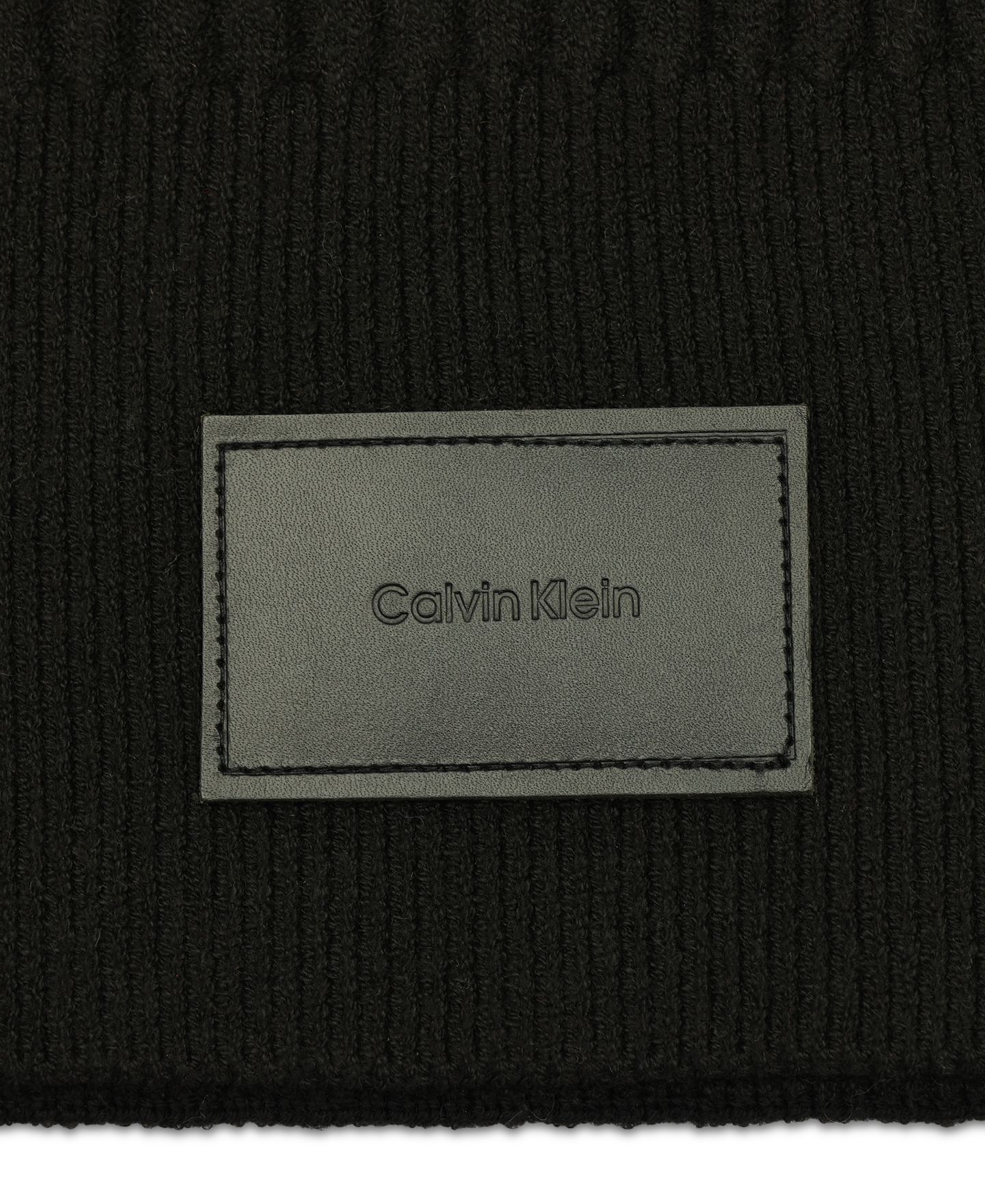Мужской шарф Calvin Klein Mixed Stitch, цвет: Чёрный — фото 4