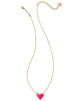 2-Pc. Set Pav&eacute; Heart 19" Necklaces