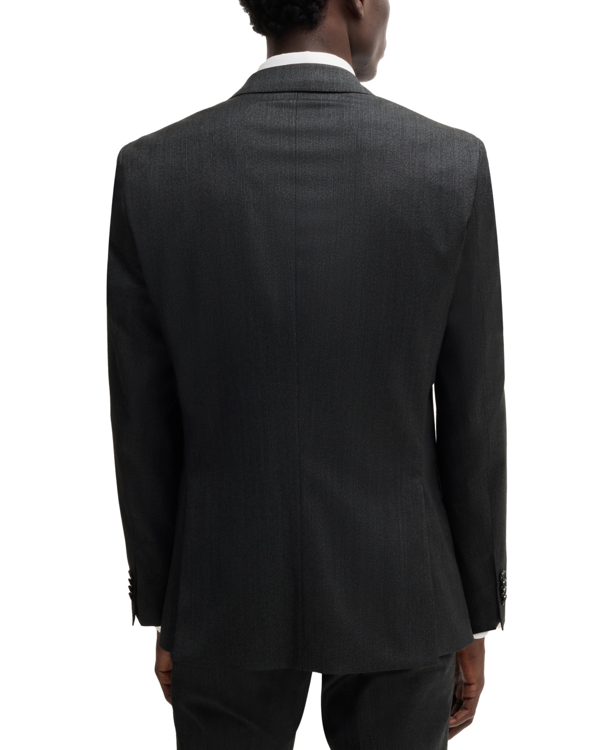 Boss by Hugo Boss Men's Micro-Patterned Slim-Fit Suit